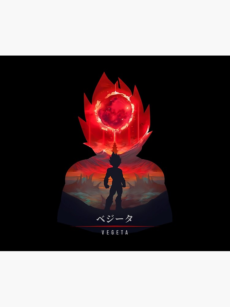 Vegeta Bloody Illusion Tapestry - Image 2