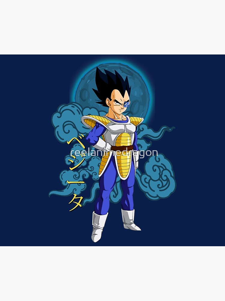Vegeta Old Times Dragon Ball Tapestry - Image 2