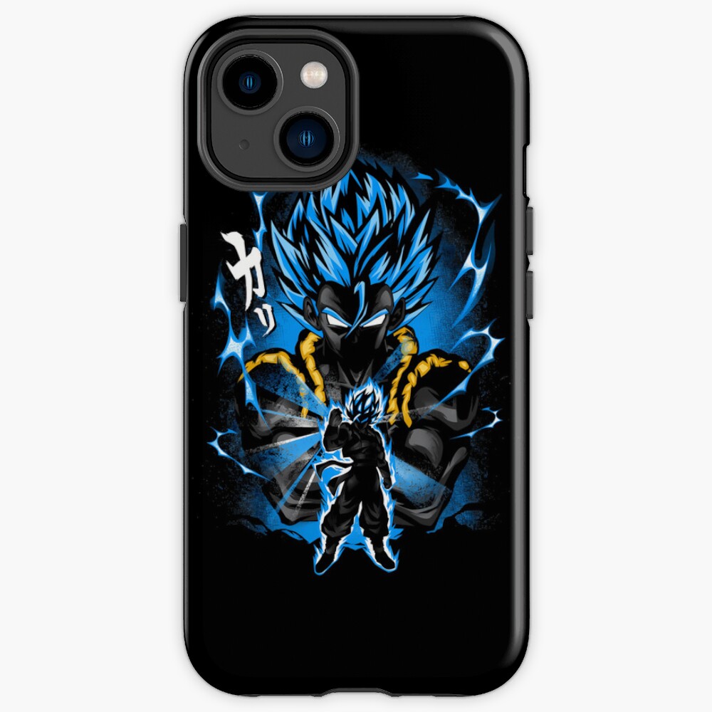 Gogetas Blue Portraits Iphone Case