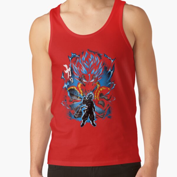 Gogeta Blue Portrait Tank Top - Image 5