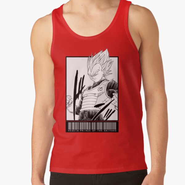 Vegeta Prince Of The Saiyans Code Tank Top - Image 5