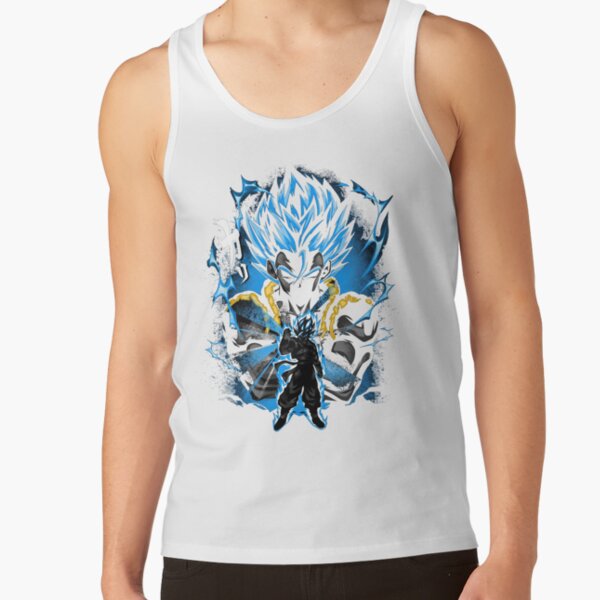 Gogeta Blue Portrait Tank Top - Image 2