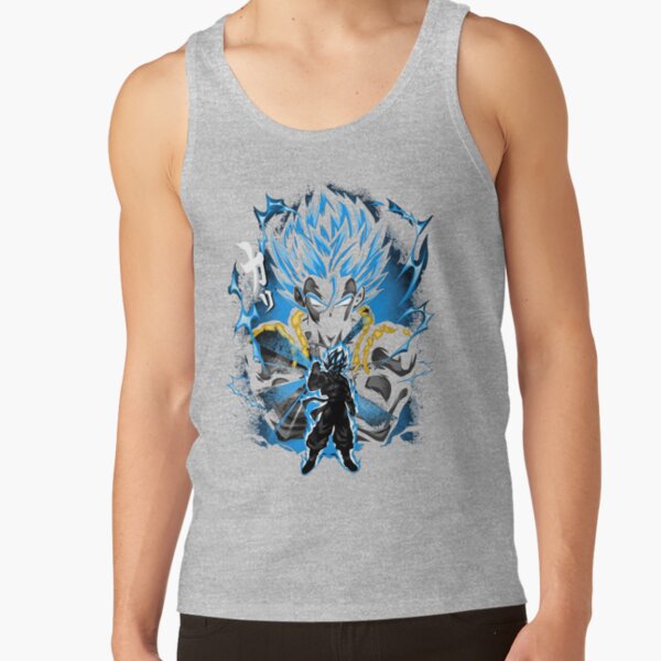 Gogeta Blue Portrait Tank Top - Image 4