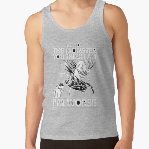 Vegeta S Quote Tank Top - Image 4