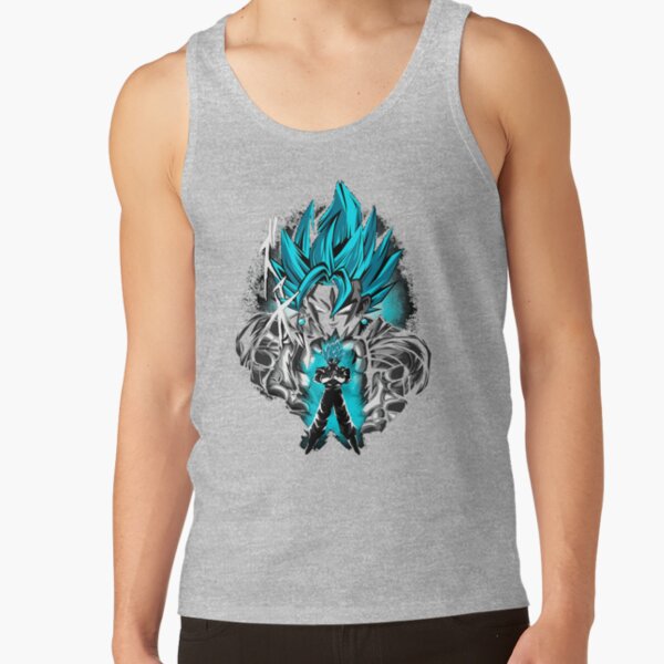 Blue Gokus Anime Tank Top - Image 4