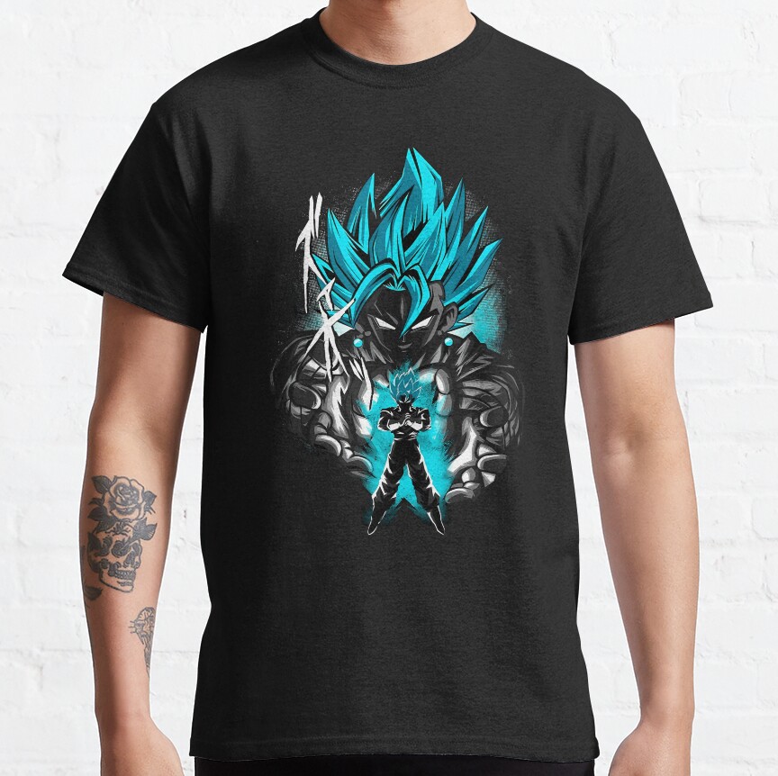 Blue Gokus Anime T-shirt