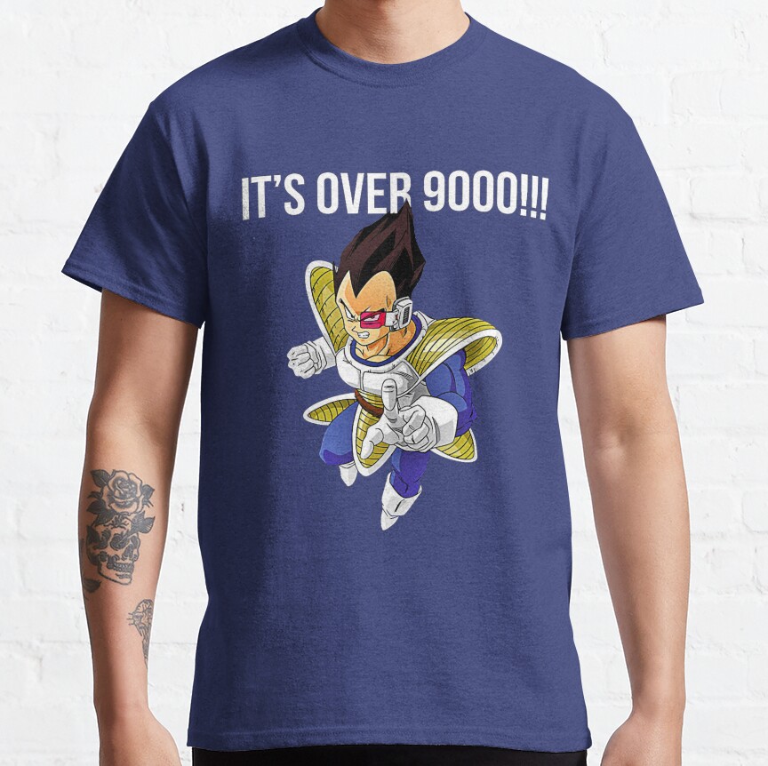 Its Over 9000 T-shirt - Image 5