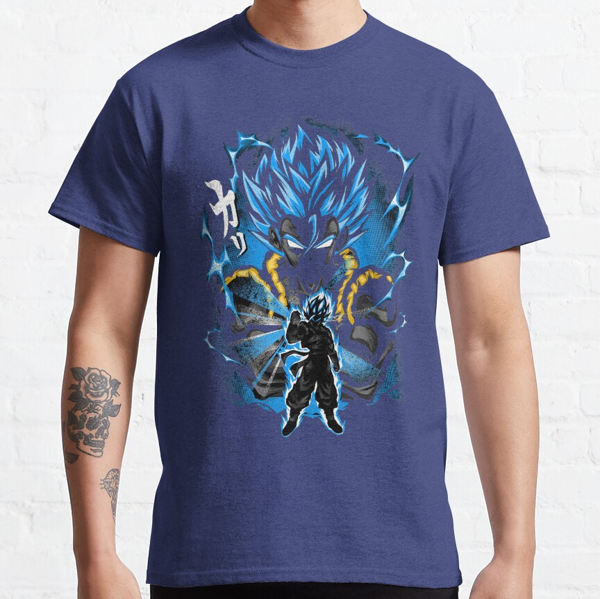 Gogeta Blue Portrait T-shirt - Image 5