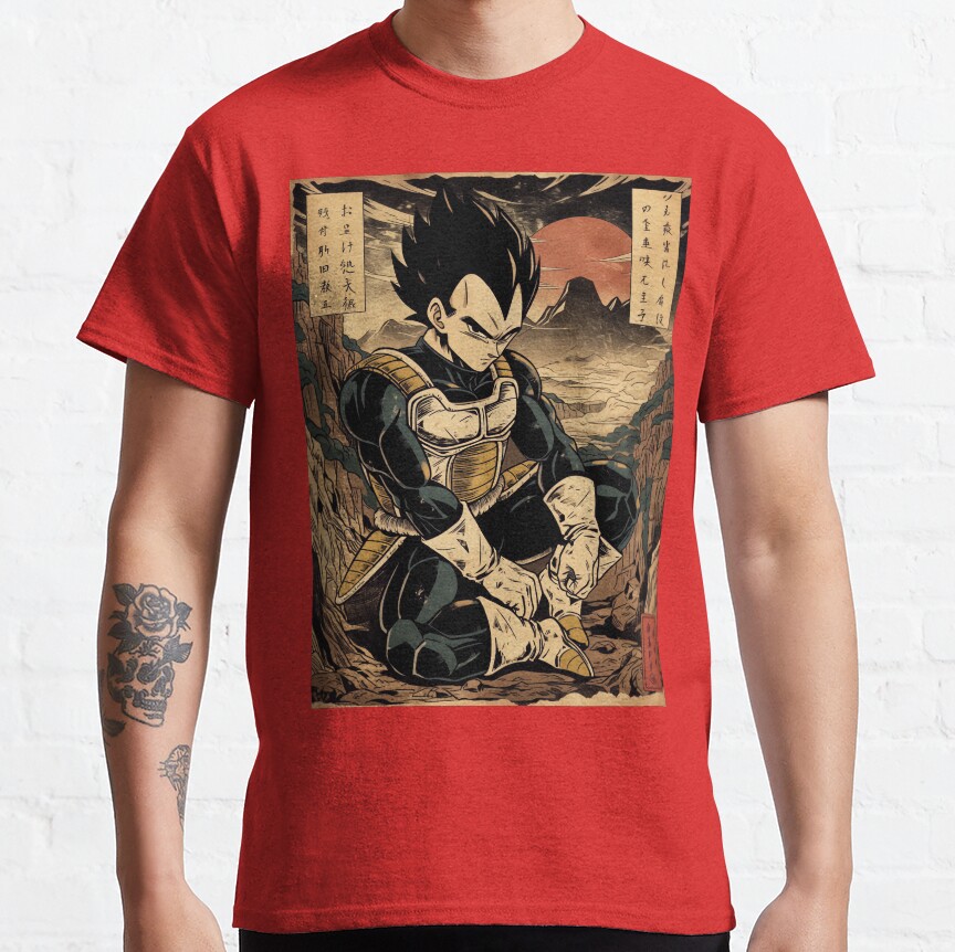 Traditional Saiyan Prince T-shirt - Image 6