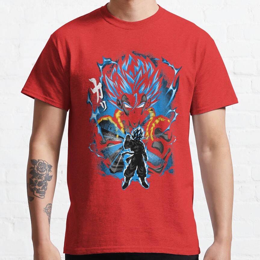 Gogeta Blue Portrait T-shirt - Image 6