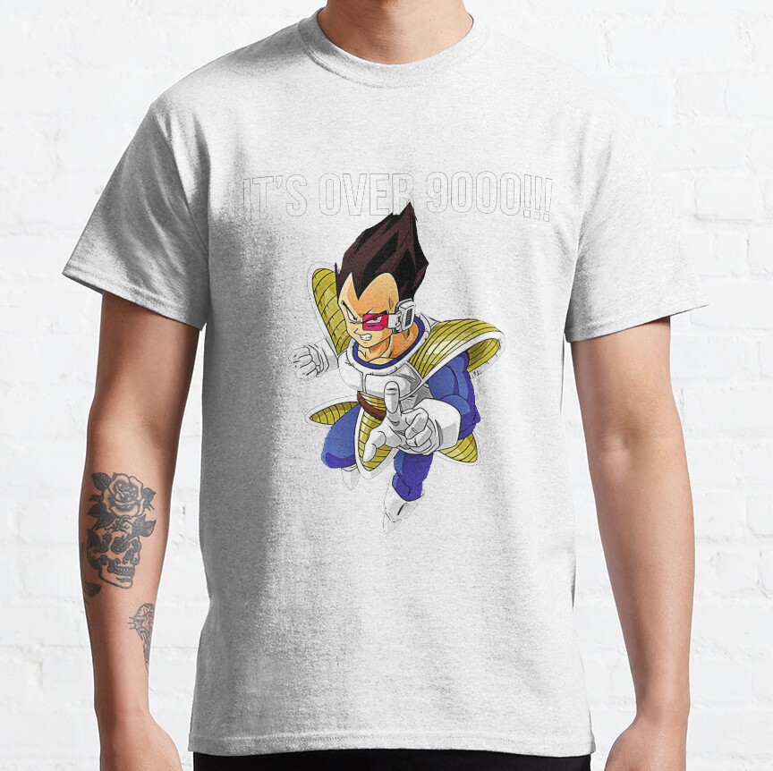 Its Over 9000 T-shirt - Image 2
