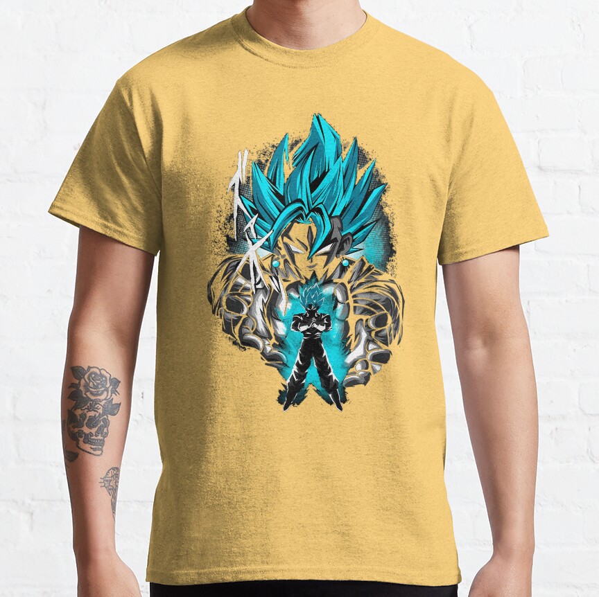 Blue Gokus Anime T-shirt - Image 7