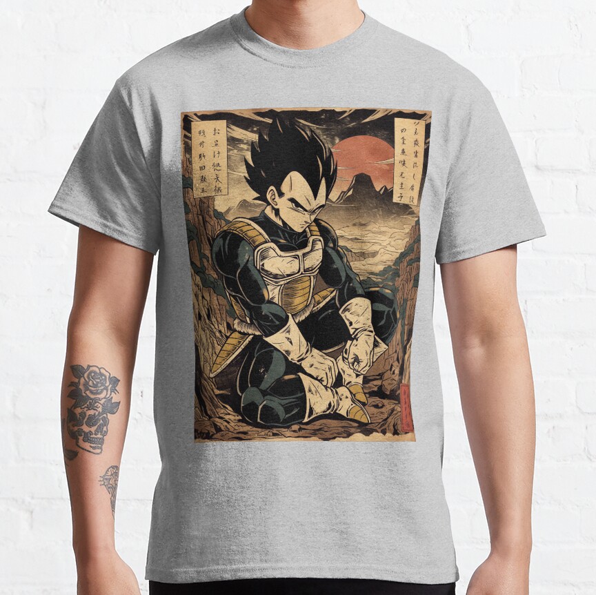 Traditional Saiyan Prince T-shirt - Image 4