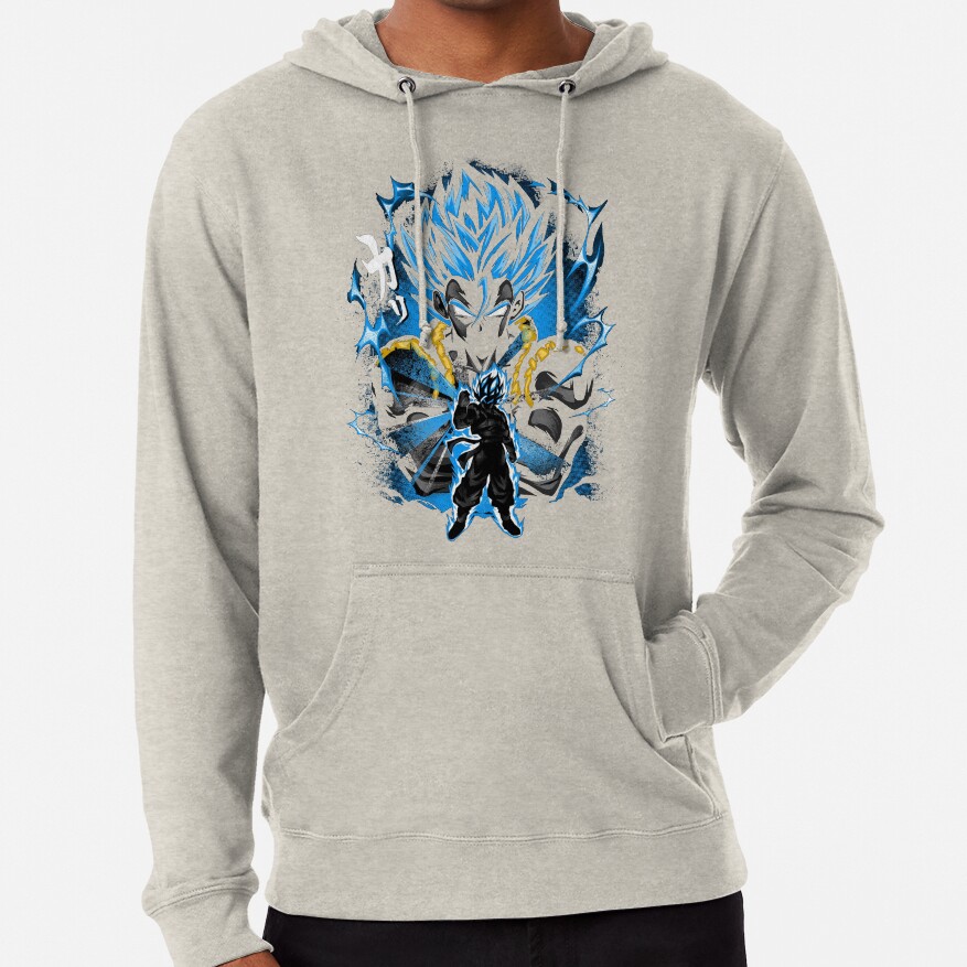 Gogeta Blue Portrait Hoodie - Image 4