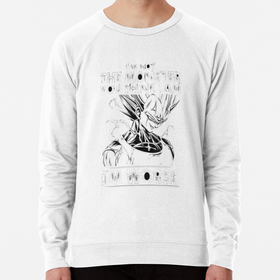 Vegeta S Quote Sweatshirt - Image 2