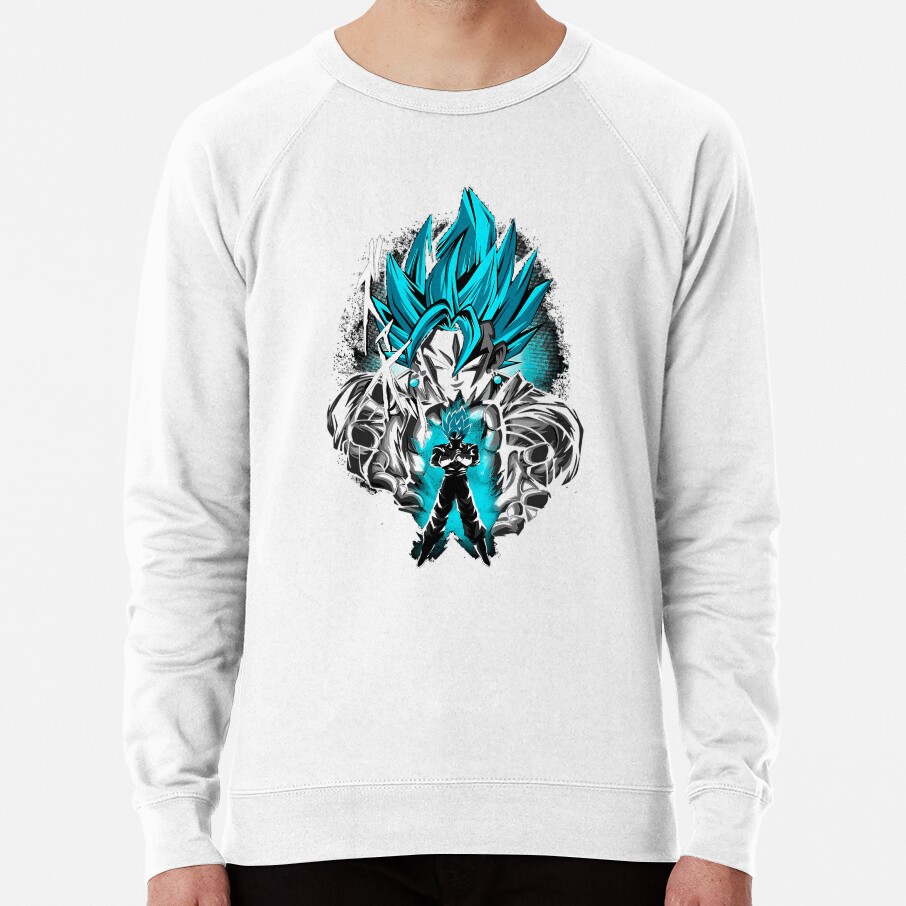Blue Gokus Anime Sweatshirt - Image 2