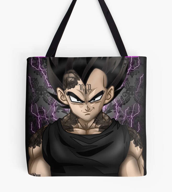 Tattooed Vegeta Tote Bag