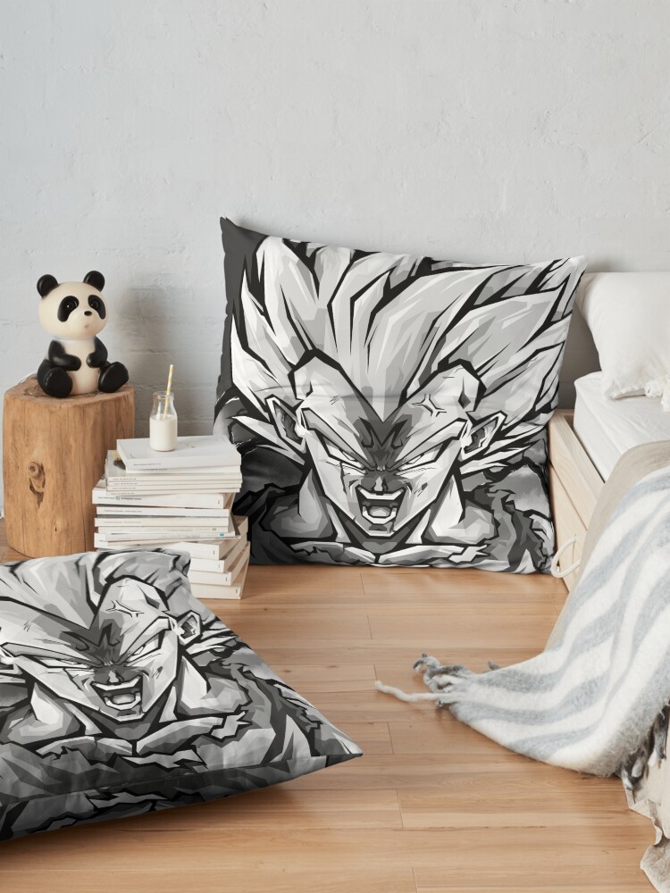 Vegeta Dragonball Throw Pillow - Image 2