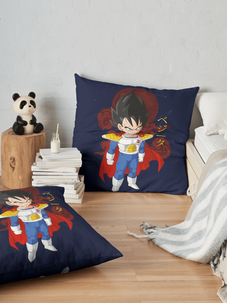 Vegeta Prince Kid Throw Pillow - Image 2