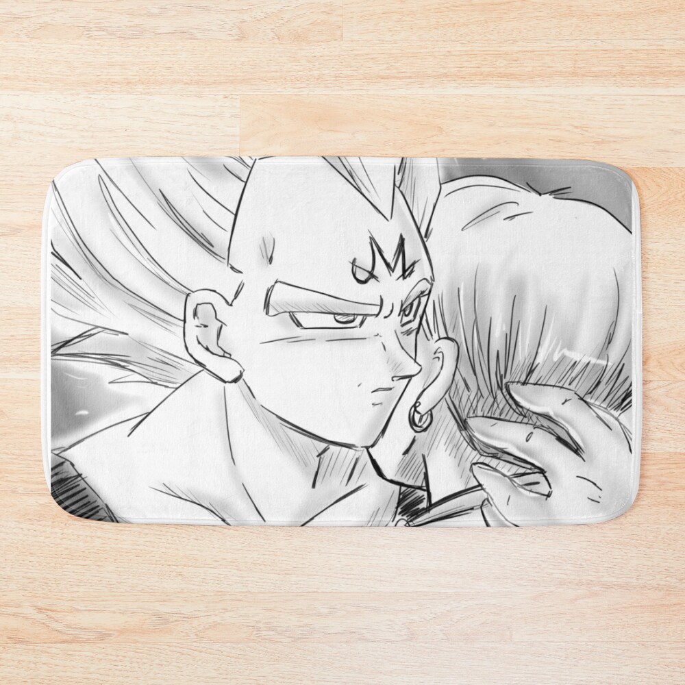 Majin Vegeta X Bulma Bath Mat