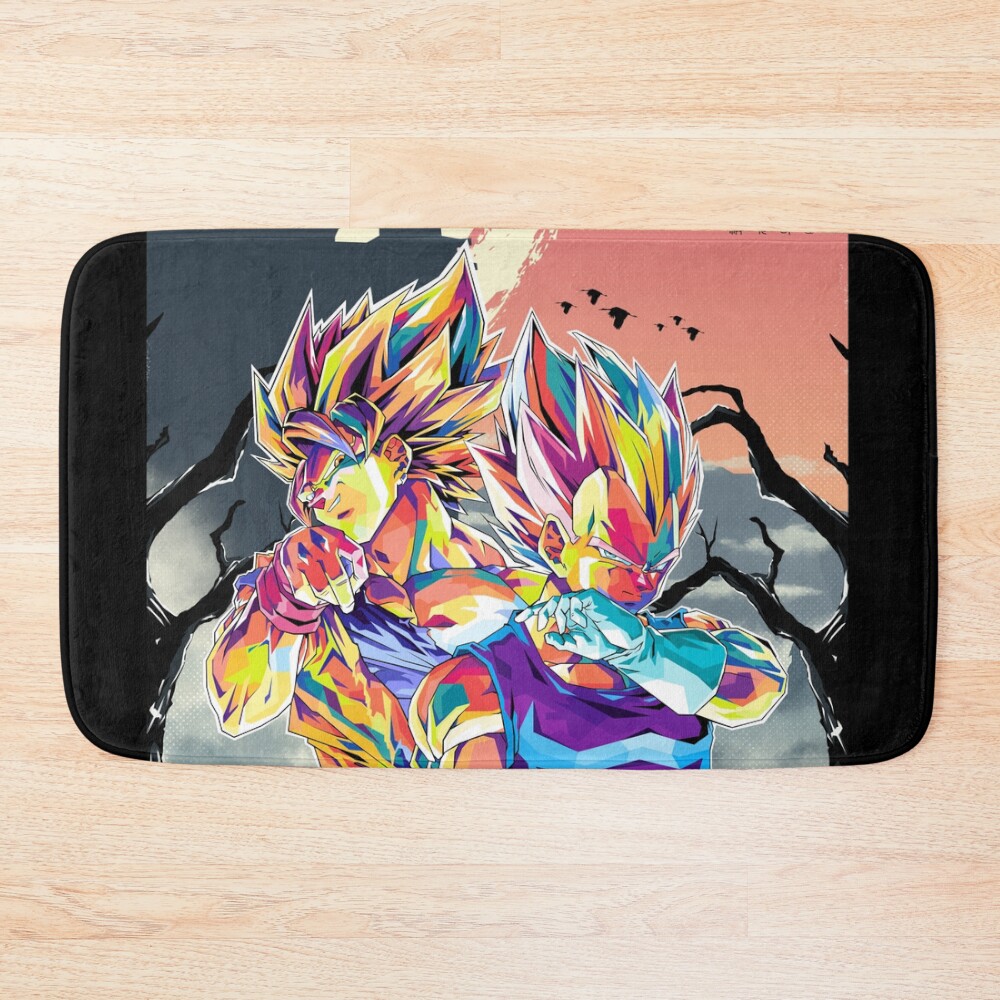 Dragon Ball Vegeta Bath Mat