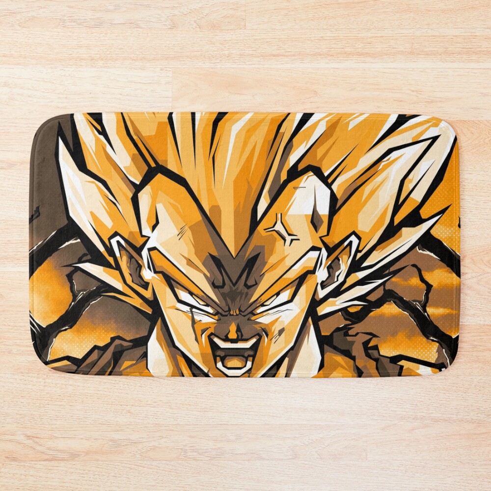 Vegeta Dragonball Bath Mat