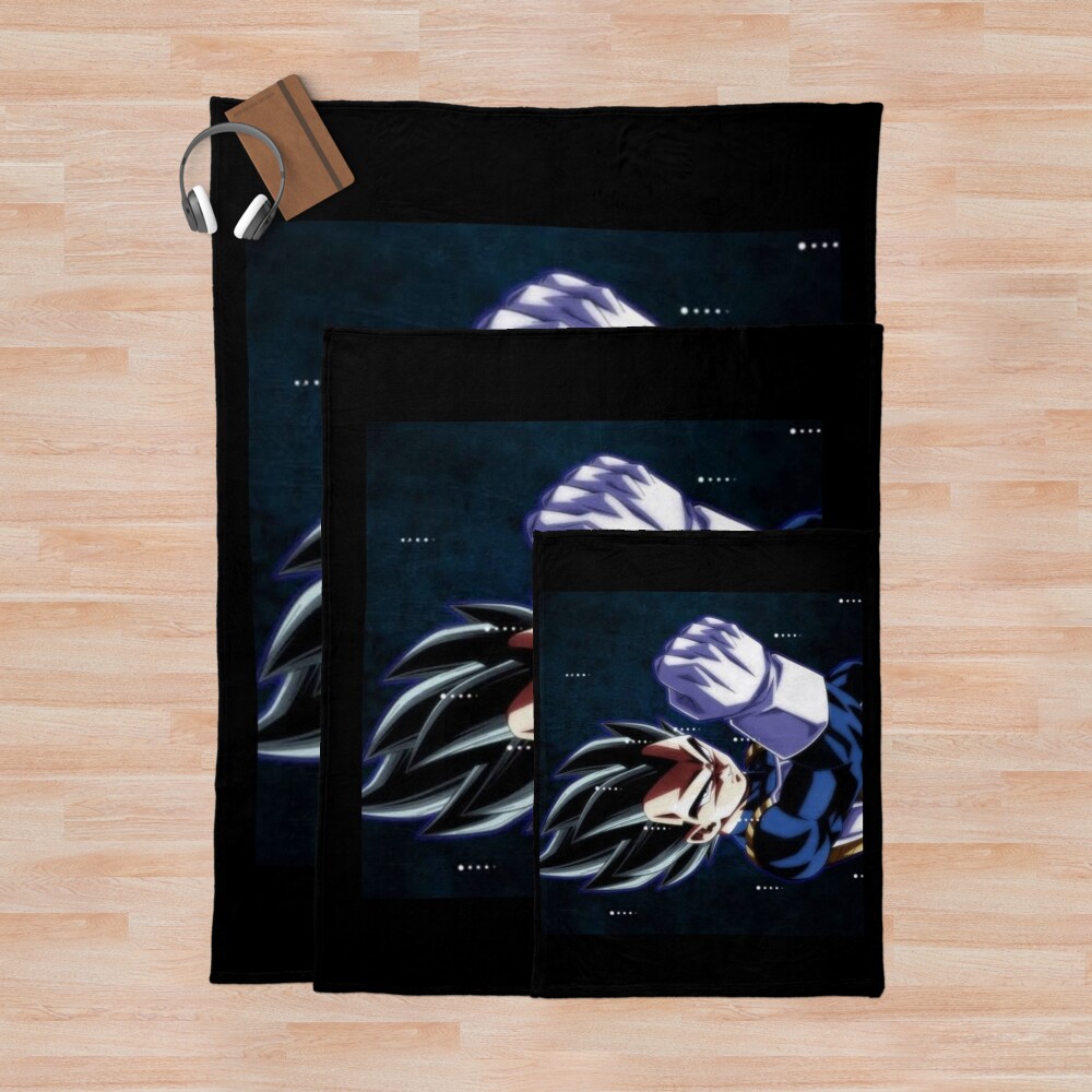 Vegeta Throw Blanket - Image 3