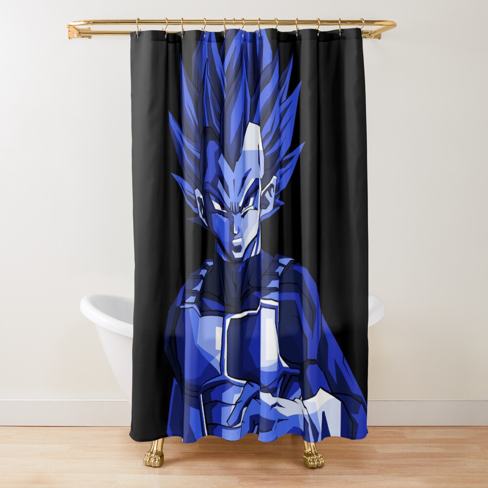 Vegeta Dragonball Shower Curtain