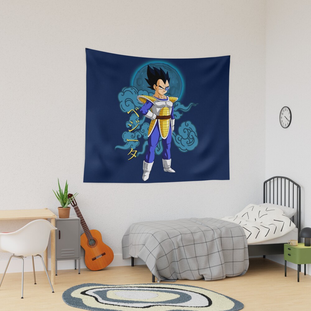 Vegeta Old Times Dragon Ball Tapestry